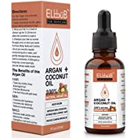 Aceite Argán+Aceite de Coco – Aceite Argán Natural de Árboles de Argán Marroquíes para Pureza Máxima Aceite Orgánico…